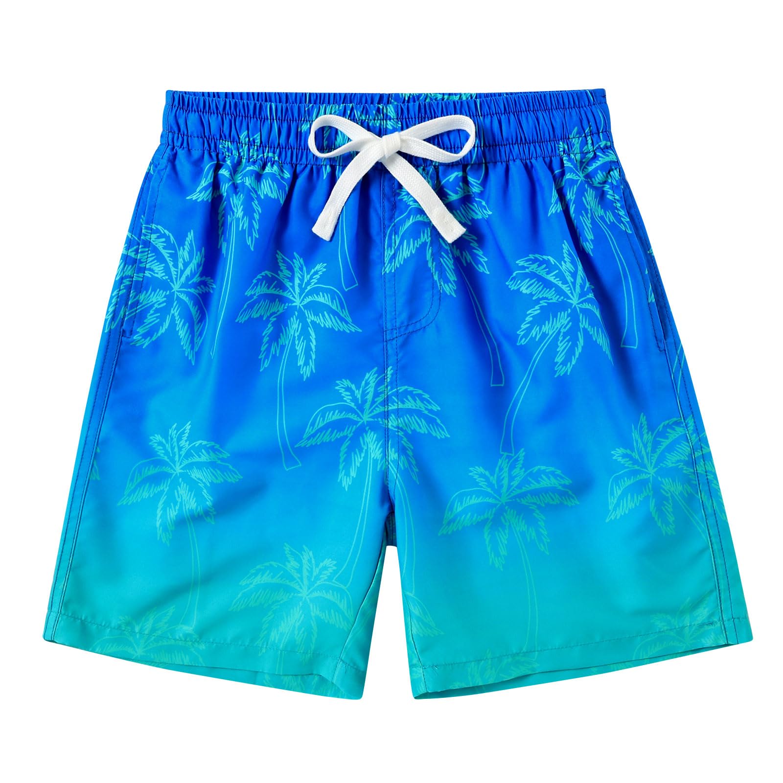 Cozople 7-16T Teen Boys Swim Trunks Quick Dry UPF 50+ Swimwear Bathing Suit for Big Boys Beach Swim Boards Shorts