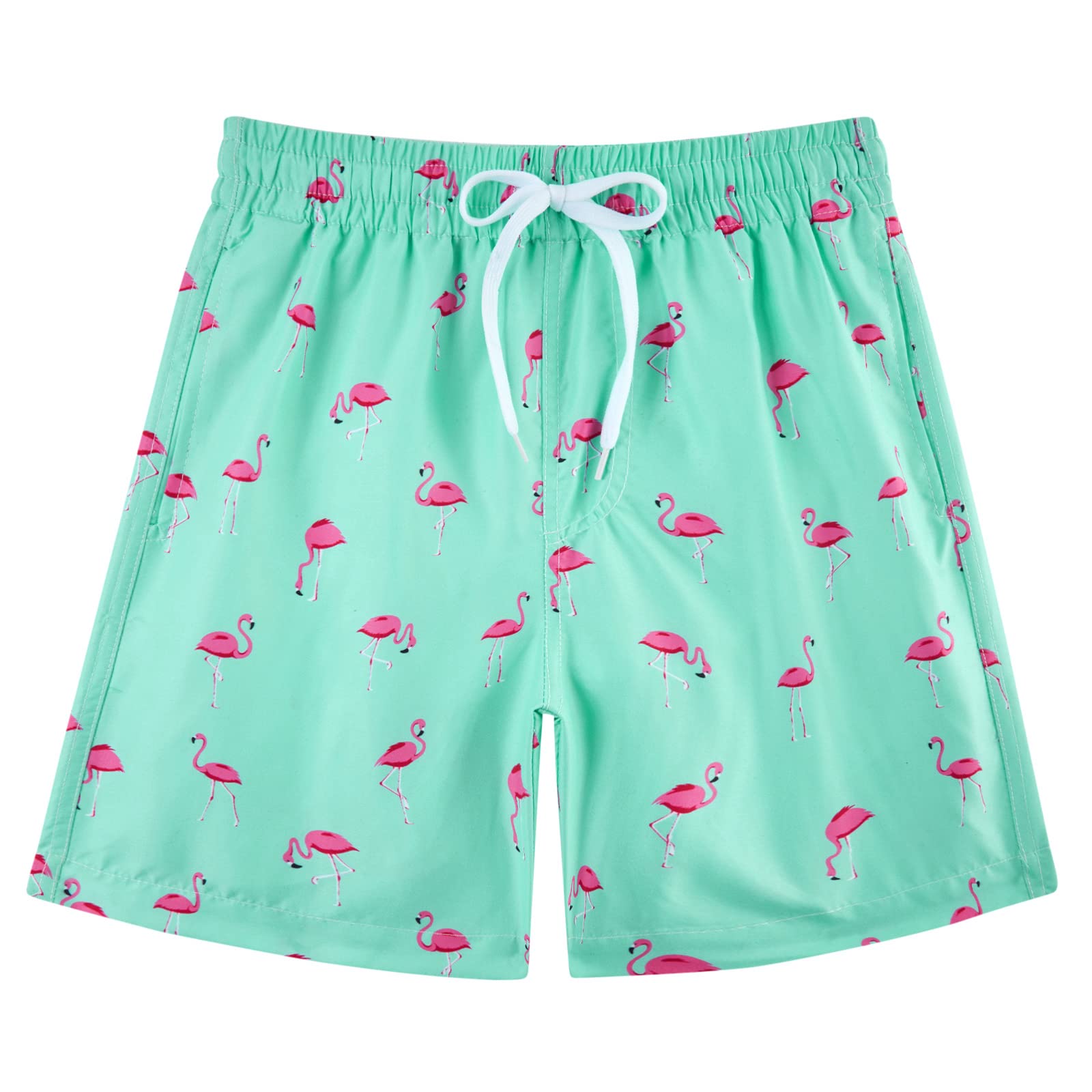 Cozople 7-16T Teen Boys Swim Trunks Quick Dry UPF 50+ Swimwear Bathing Suit for Big Boys Beach Swim Boards Shorts