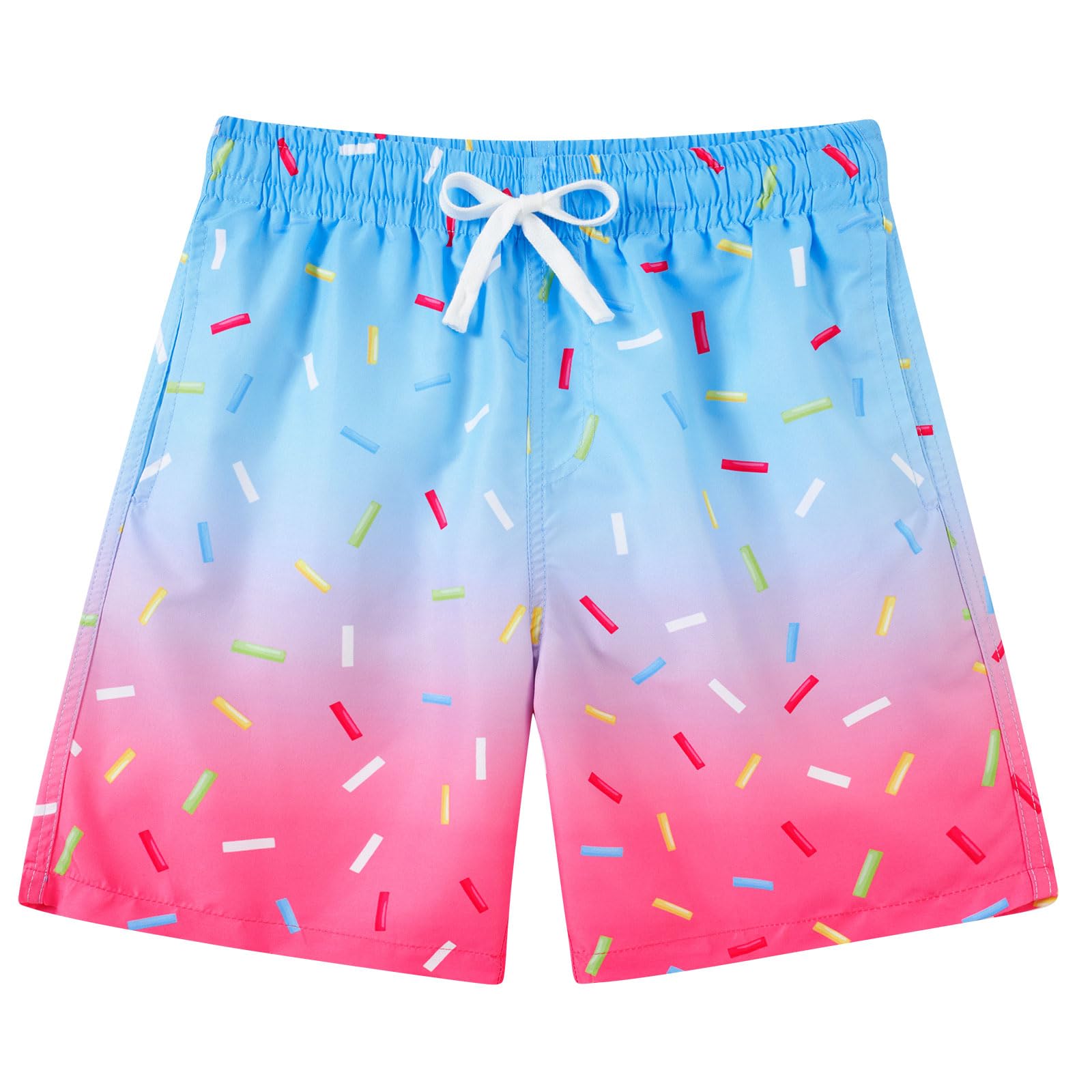 Cozople 7-16T Teen Boys Swim Trunks Quick Dry UPF 50+ Swimwear Bathing Suit for Big Boys Beach Swim Boards Shorts