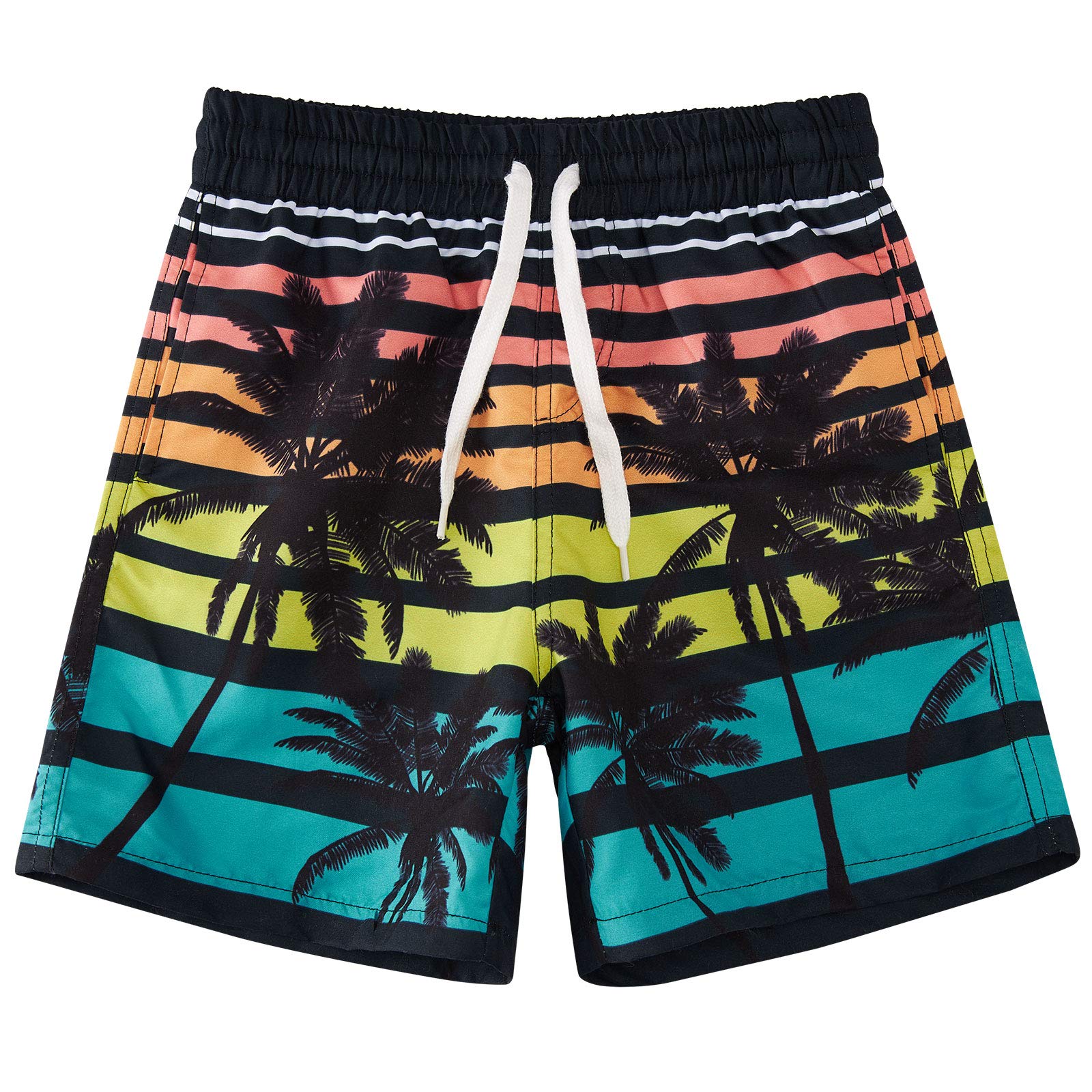 Cozople 7-16T Teen Boys Swim Trunks Quick Dry UPF 50+ Swimwear Bathing Suit for Big Boys Beach Swim Boards Shorts