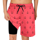 Cozople Boys Swim Trunks Compression Liner Swim Shorts Quick Dry Bathing Suit with Boxer Brief Swimwear 2-20T