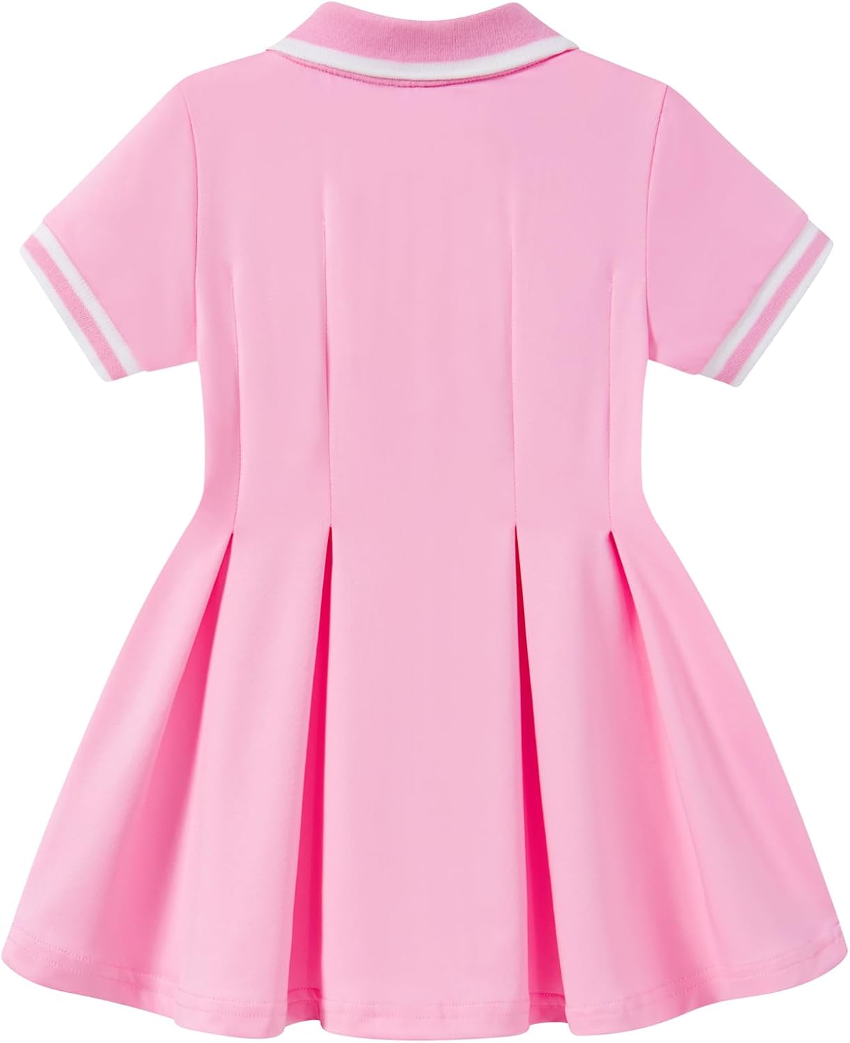 Move Dance Toddler Girls Dress Short Sleeve Polo Sundress Kids Summer Clothes School Casual Outfit 12M-5T