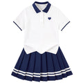 Move Dance Toddler Girls Dress Tennis Clothes Polo Outfit 2 Piece Skirt Set with Shorts 2-7T