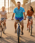 Cozople Mens Hawaiian Shirt Summer 3D Print Casual Short Sleeve Button Down Shirts Fashion Beach Shirt for Holiday