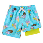 Cozople 7-20T Boys Swim Trunks with Compression Liner Big Boys Quick Dry Bathing Suit Stretch 2 in 1 Beach Swimming Shorts