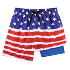 Cozople Boys Swim Trunks Compression Liner Swim Shorts Quick Dry Bathing Suit with Boxer Brief Swimwear 2-20T