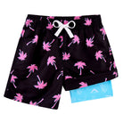 Cozople 7-20T Boys Swim Trunks with Compression Liner Big Boys Quick Dry Bathing Suit Stretch 2 in 1 Beach Swimming Shorts
