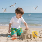 Cozople 7-16T Teen Boys Swim Trunks Quick Dry UPF 50+ Swimwear Bathing Suit for Big Boys Beach Swim Boards Shorts