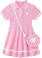 Move Dance Toddler Girl Sporty Dress Summer Clothes Kids Casual Sundress 2-7 Years