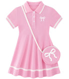 Move Dance Toddler Girl Sporty Dress Summer Clothes Kids Casual Sundress 2-7 Years