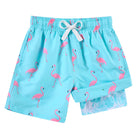 Cozople 7-20T Boys Swim Trunks with Compression Liner Big Boys Quick Dry Bathing Suit Stretch 2 in 1 Beach Swimming Shorts