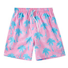 Cozople 7-16T Teen Boys Swim Trunks Quick Dry UPF 50+ Swimwear Bathing Suit for Big Boys Beach Swim Boards Shorts