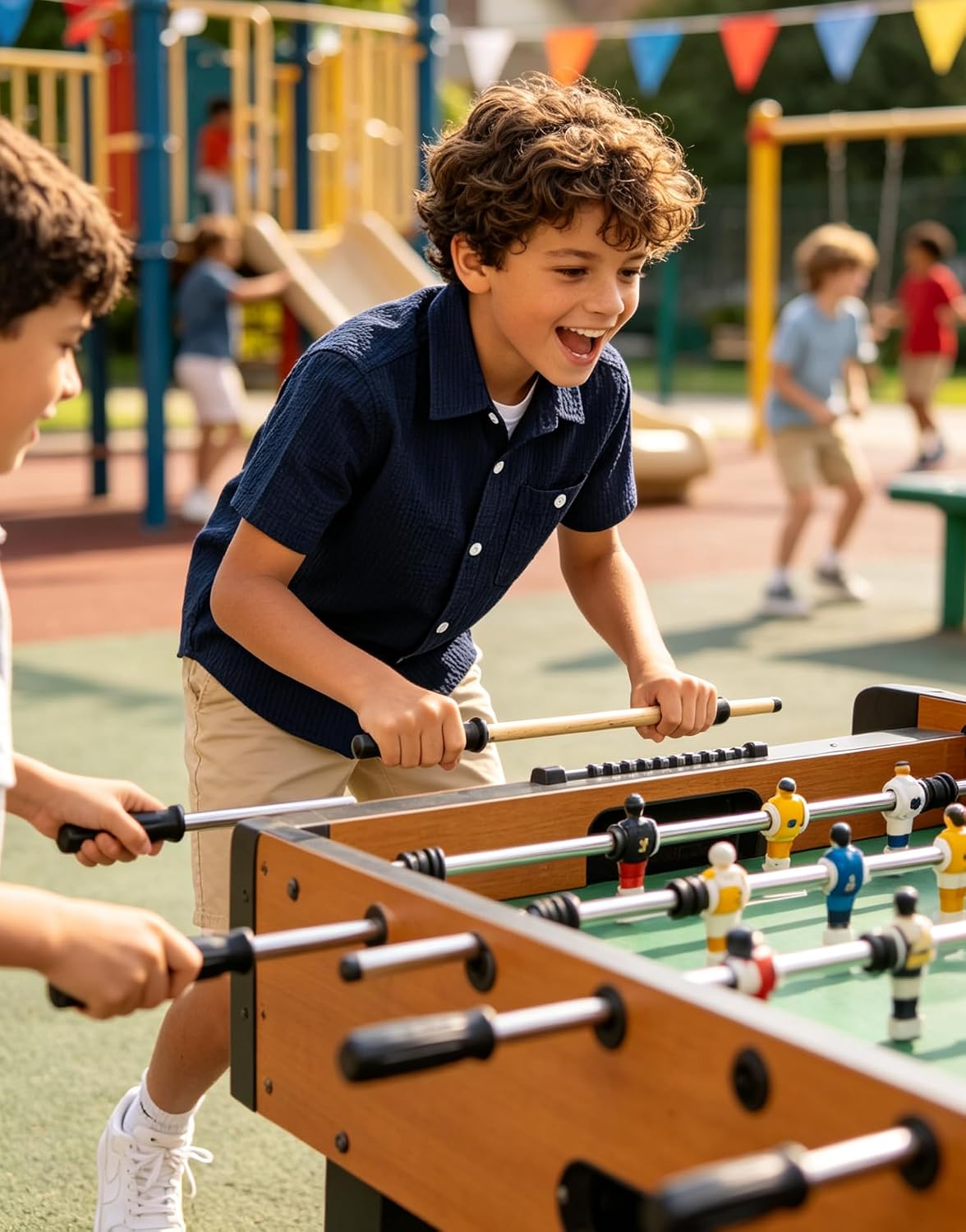 Cozople Boys Short Sleeve Button Down Shirts Solid Striple Seersucker Shirt with Chest Pocket 5-14 Years