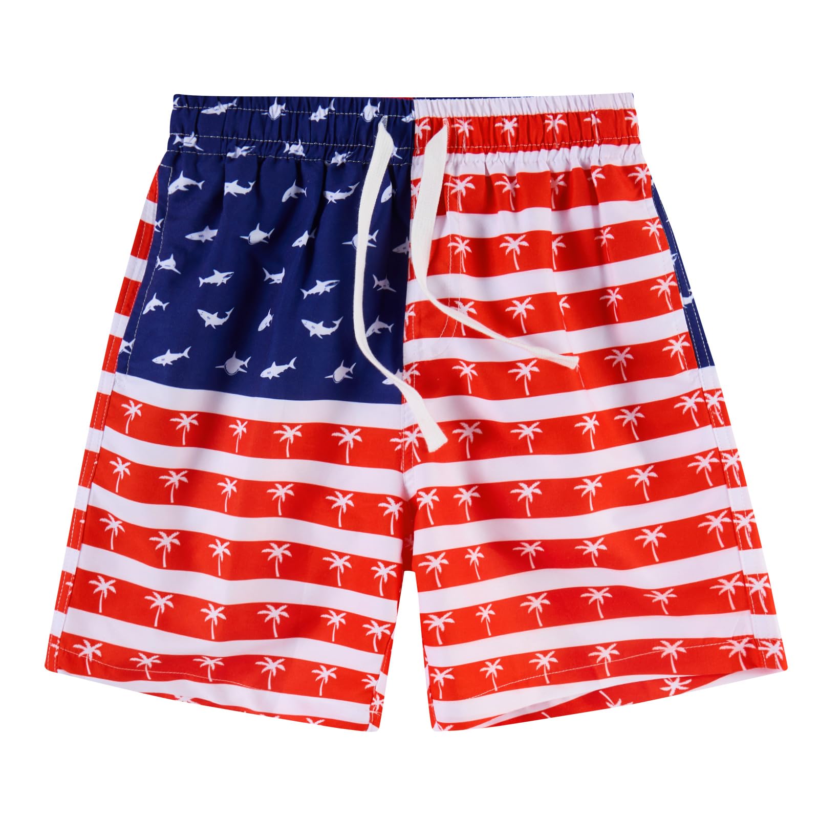 Cozople 7-16T Teen Boys Swim Trunks Quick Dry UPF 50+ Swimwear Bathing Suit for Big Boys Beach Swim Boards Shorts