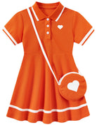 Move Dance Toddler Girl Sporty Dress Summer Clothes Kids Casual Sundress 2-7 Years