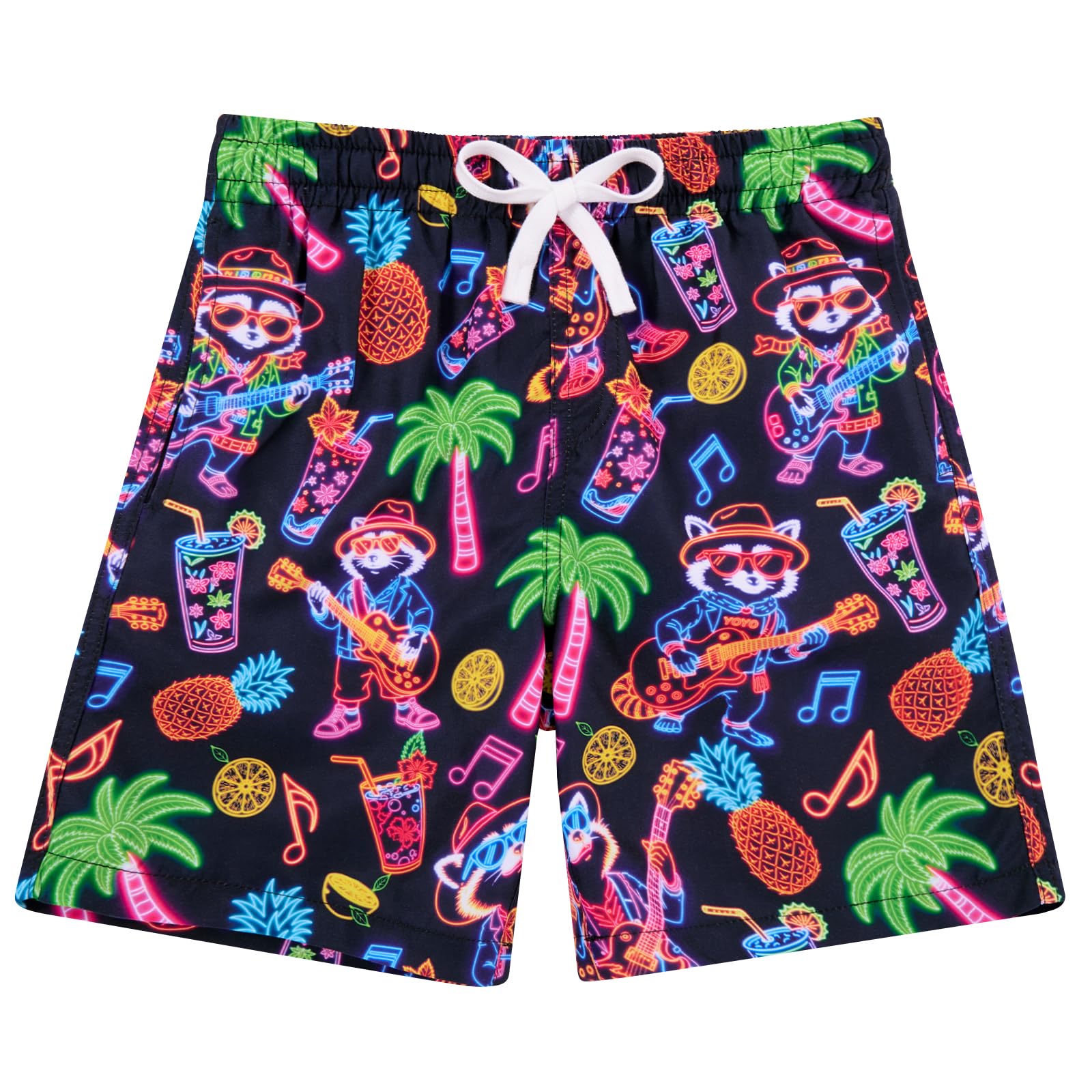 Cozople 7-16T Teen Boys Swim Trunks Quick Dry UPF 50+ Swimwear Bathing Suit for Big Boys Beach Swim Boards Shorts