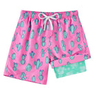 Cozople 7-20T Boys Swim Trunks with Compression Liner Big Boys Quick Dry Bathing Suit Stretch 2 in 1 Beach Swimming Shorts