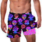 Cozople Men's Swim Trunks with Compression Liner 5.5" Inseam Quick Dry Bathing Suit Boxer Brief Lined Swim Shorts Swimwear