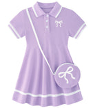 Move Dance Toddler Girl Sporty Dress Summer Clothes Kids Casual Sundress 2-7 Years