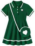 Move Dance Toddler Girl Sporty Dress Summer Clothes Kids Casual Sundress 2-7 Years