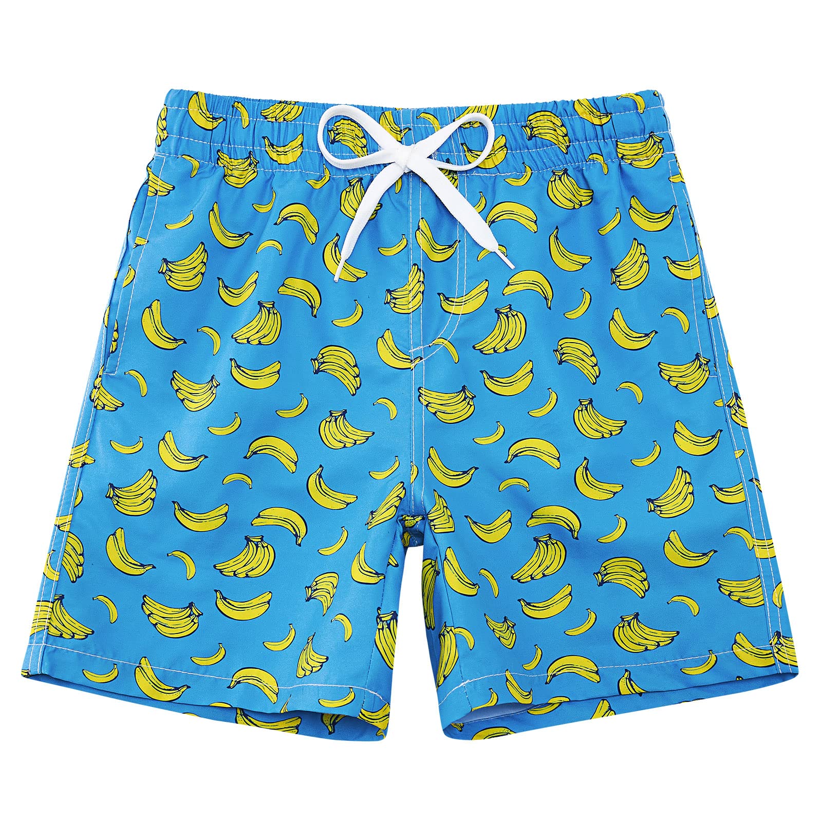 Cozople 7-16T Teen Boys Swim Trunks Quick Dry UPF 50+ Swimwear Bathing Suit for Big Boys Beach Swim Boards Shorts
